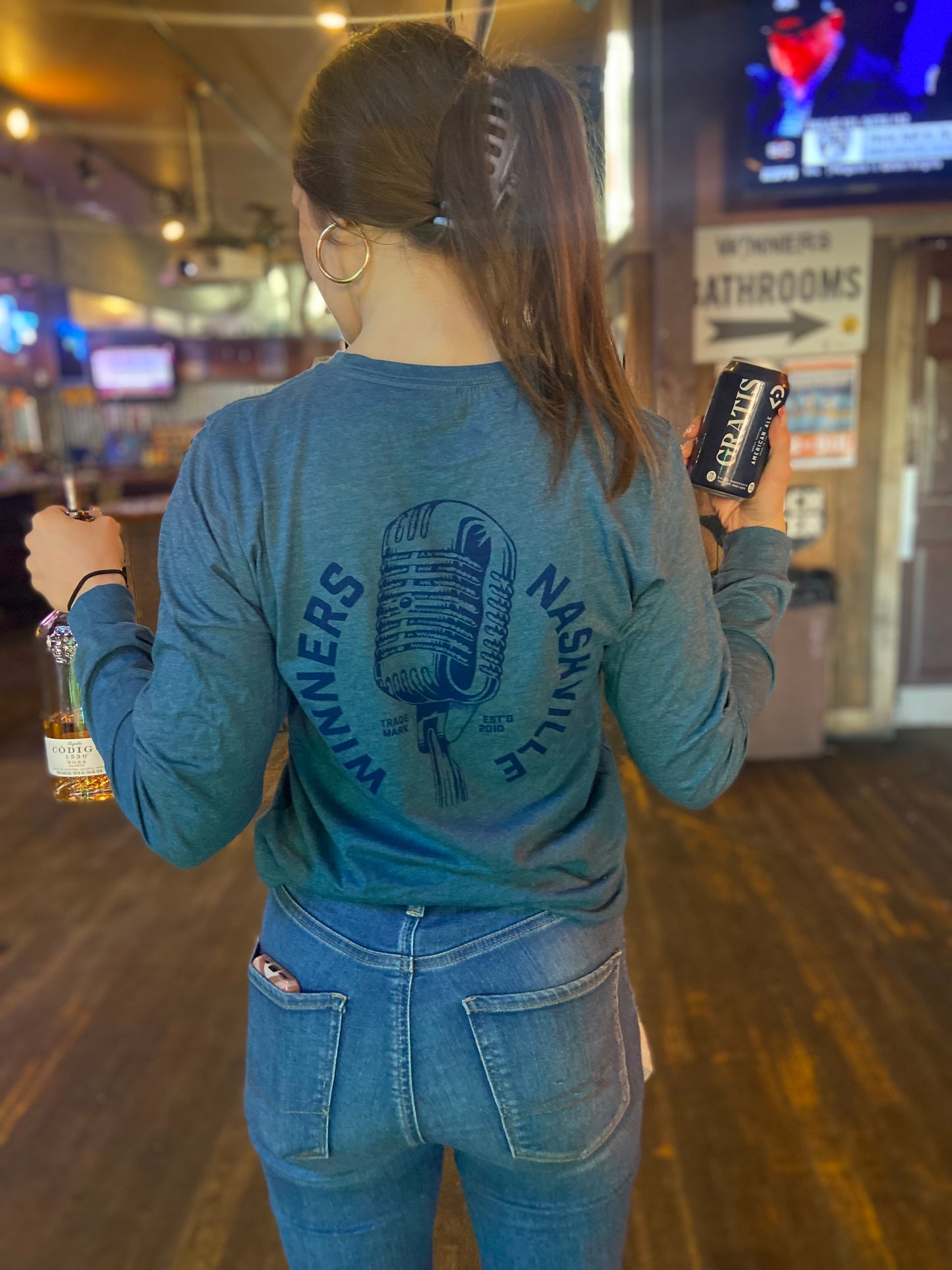 Long Sleeve Microphone Tee